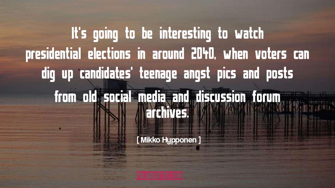 Candidates quotes by Mikko Hypponen