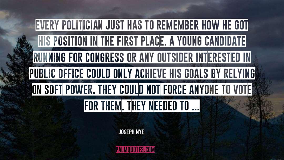 Candidates quotes by Joseph Nye