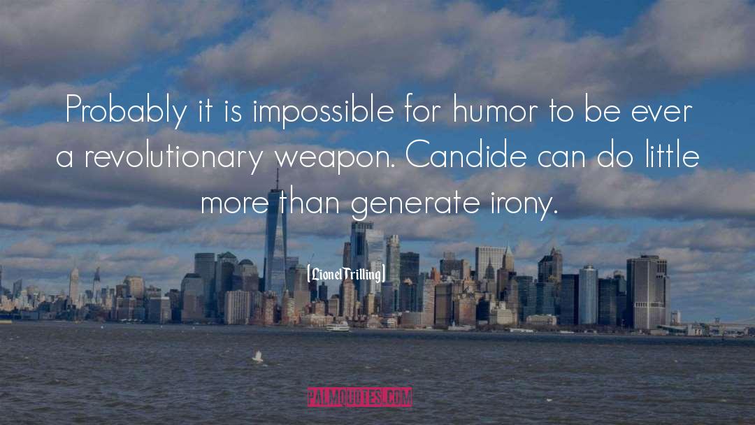 Candide quotes by Lionel Trilling