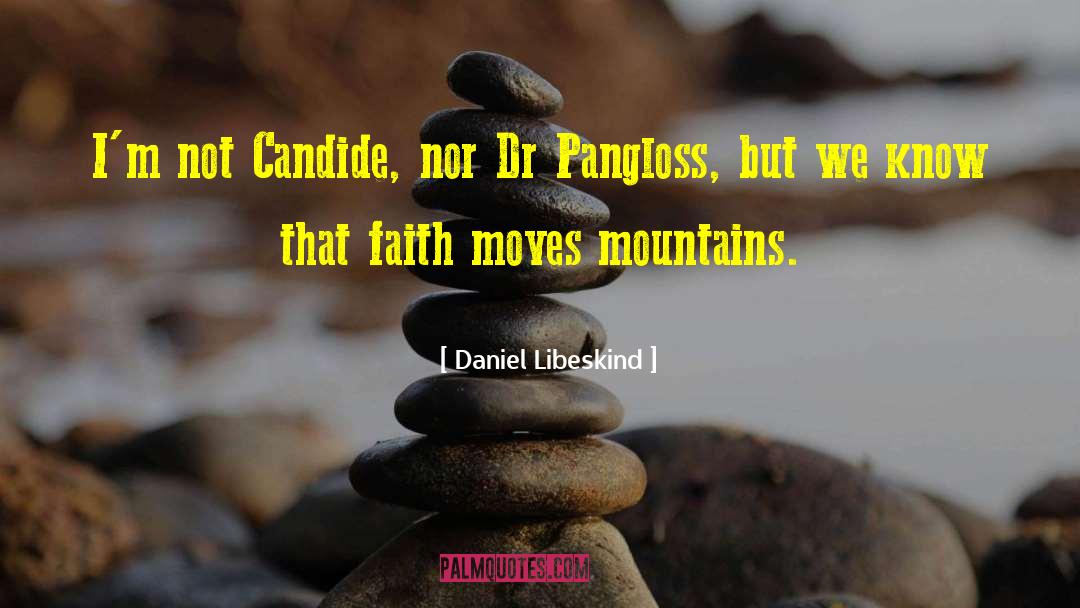 Candide quotes by Daniel Libeskind