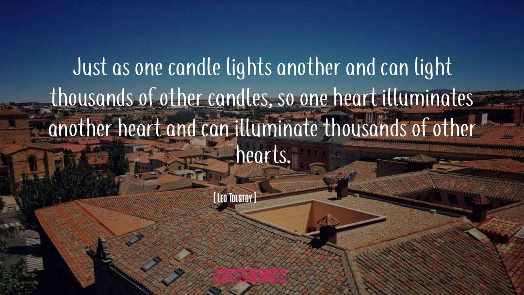 Candle Lights quotes by Leo Tolstoy