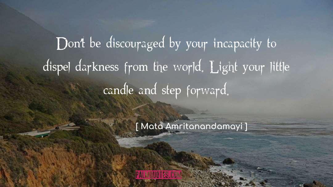 Candle quotes by Mata Amritanandamayi