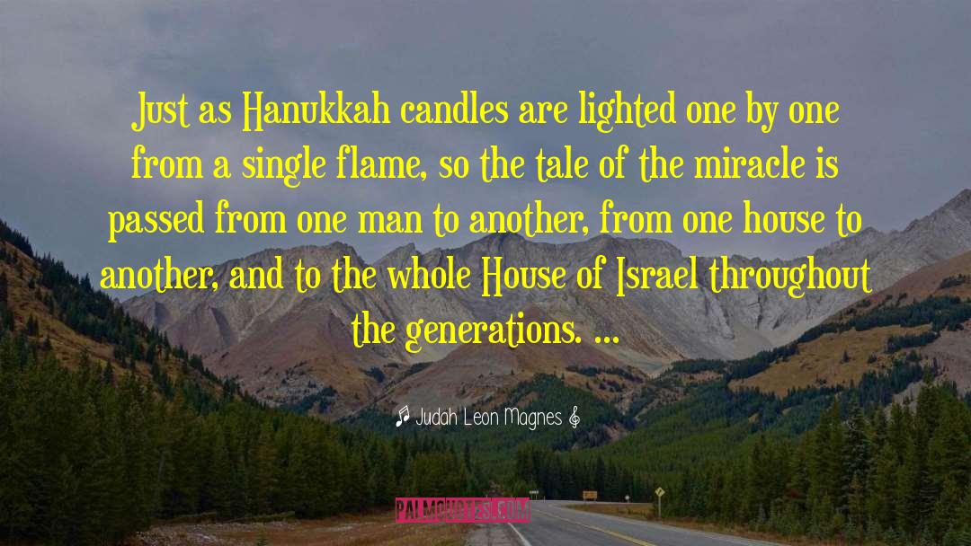 Candles Burning quotes by Judah Leon Magnes