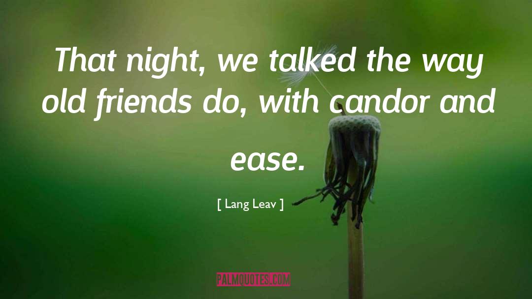 Candor quotes by Lang Leav