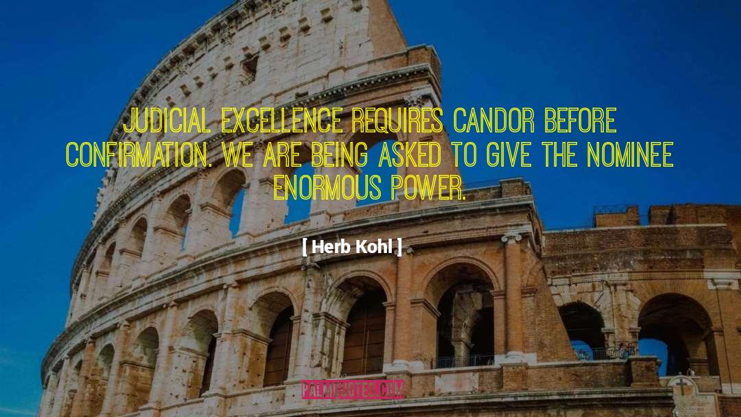 Candor quotes by Herb Kohl