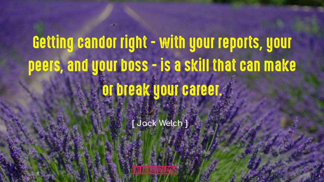 Candor quotes by Jack Welch