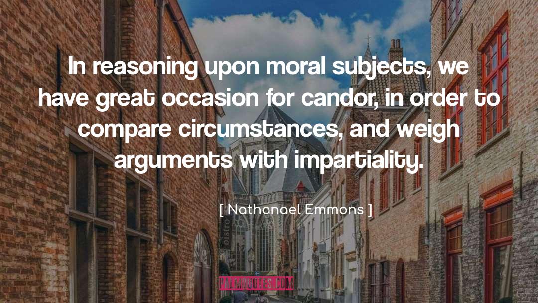 Candor quotes by Nathanael Emmons