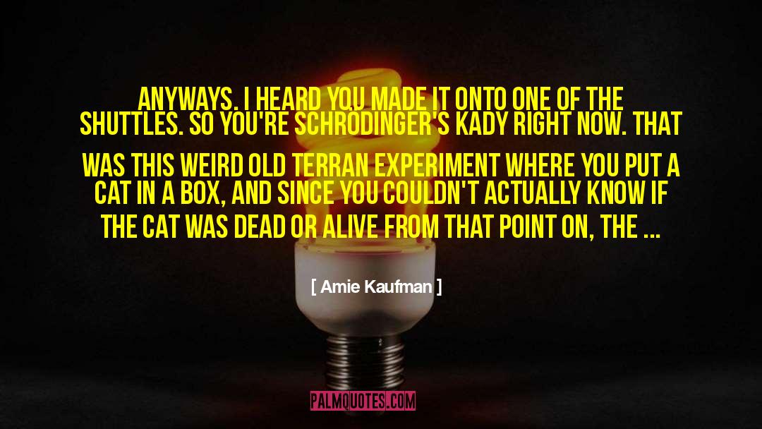 Candy Being Old quotes by Amie Kaufman