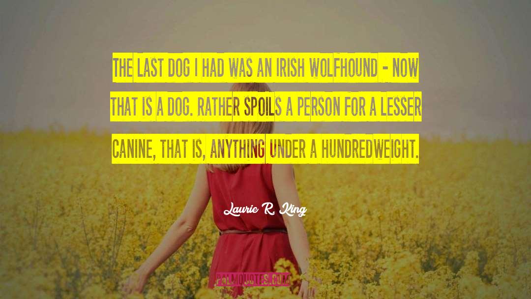 Canine quotes by Laurie R. King