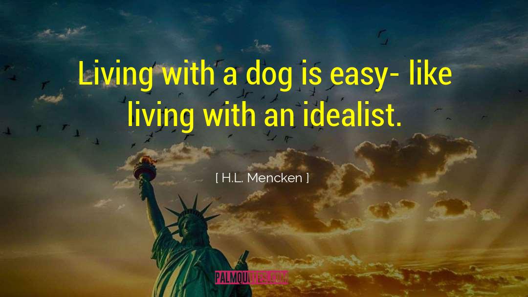 Canine quotes by H.L. Mencken