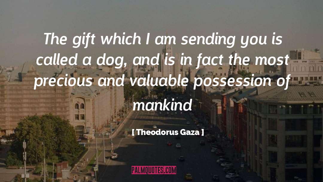 Canine quotes by Theodorus Gaza