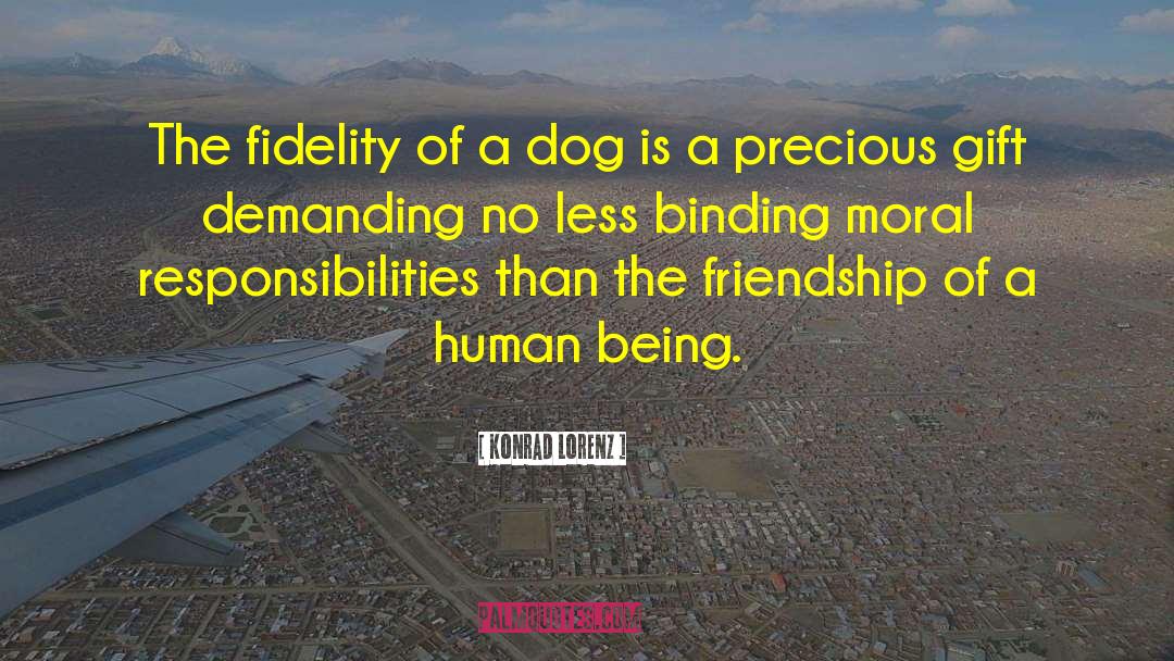 Canine quotes by Konrad Lorenz