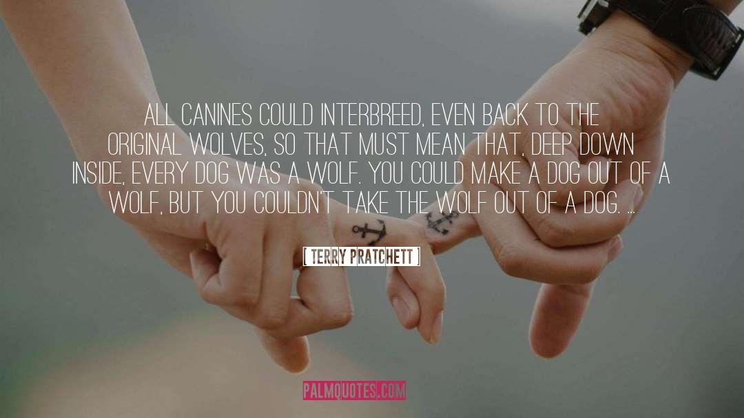 Canines quotes by Terry Pratchett