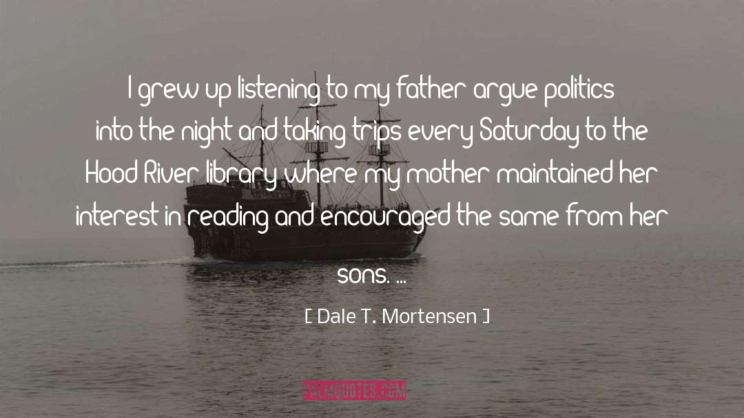 Canmore Library quotes by Dale T. Mortensen