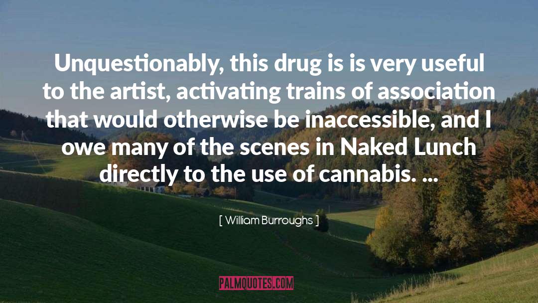 Cannabis quotes by William Burroughs