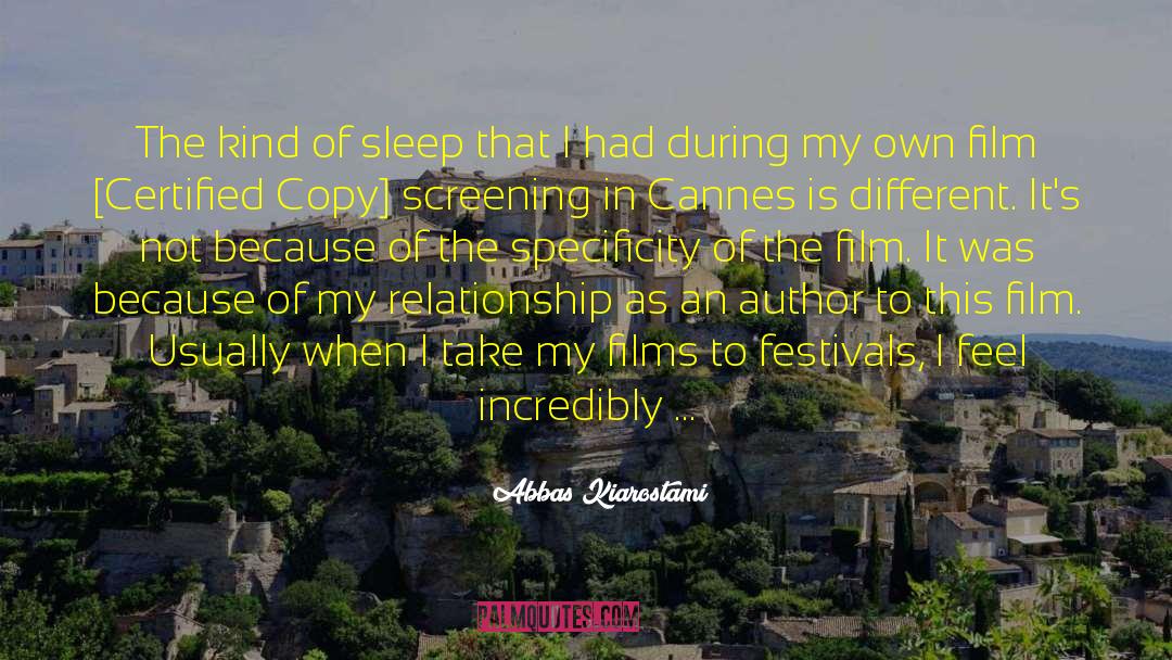 Cannes quotes by Abbas Kiarostami