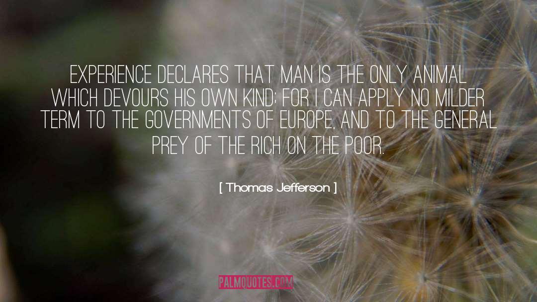 Cannibalism quotes by Thomas Jefferson