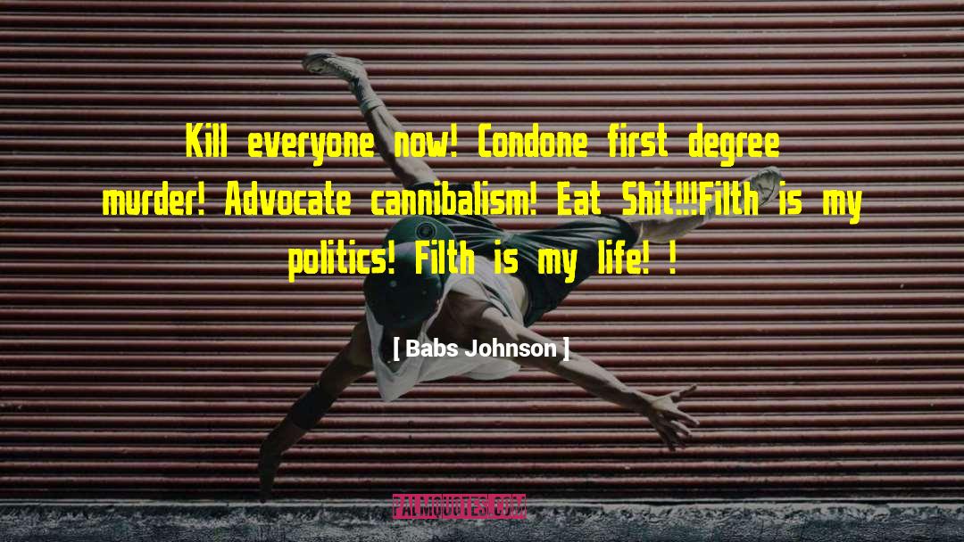 Cannibalism quotes by Babs Johnson