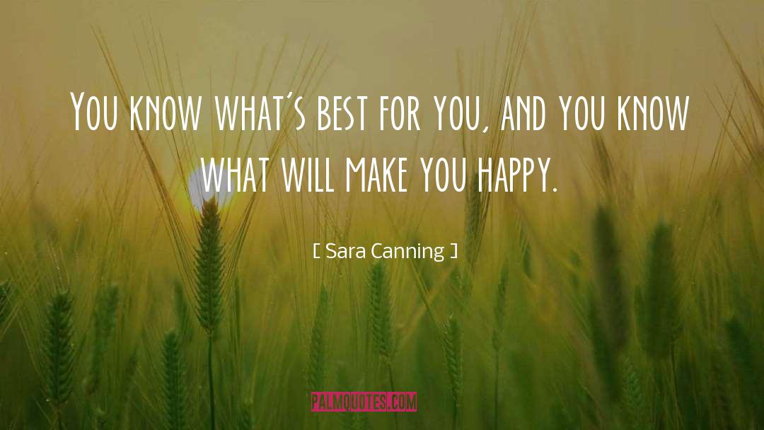 Canning quotes by Sara Canning