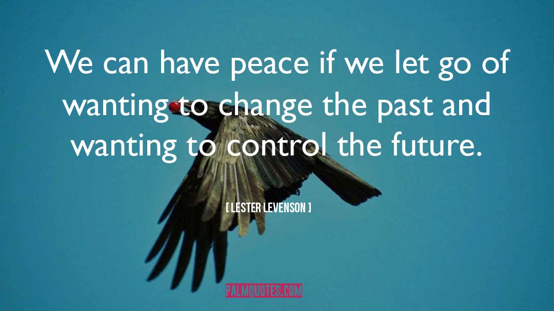 Cannot Change The Past quotes by Lester Levenson