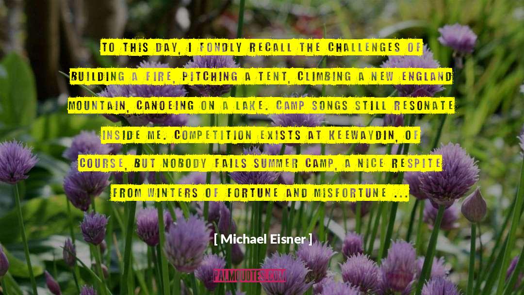 Canoeing quotes by Michael Eisner