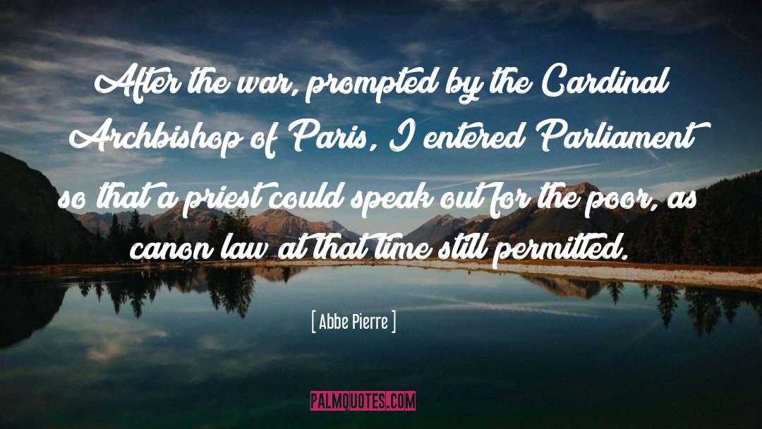 Canon quotes by Abbe Pierre