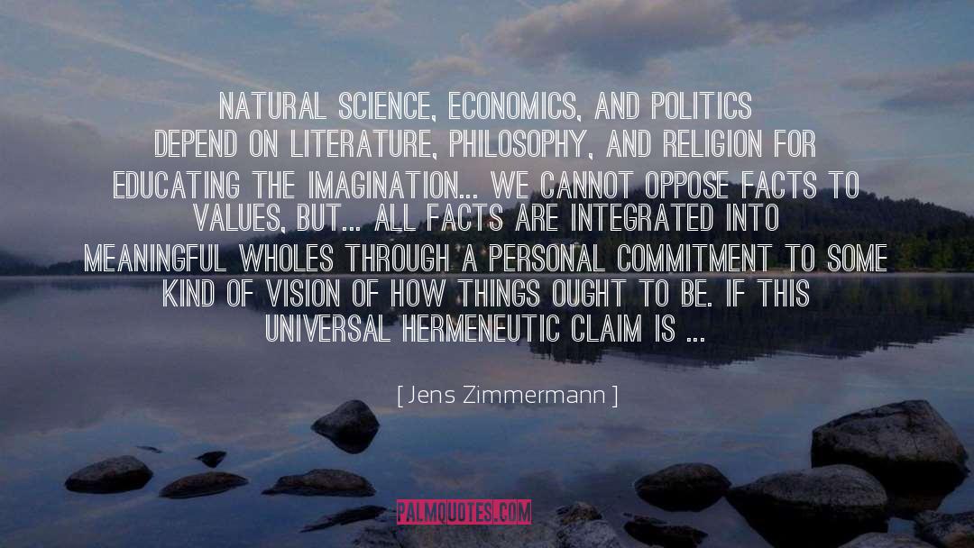 Canonical Hermeneutics quotes by Jens Zimmermann