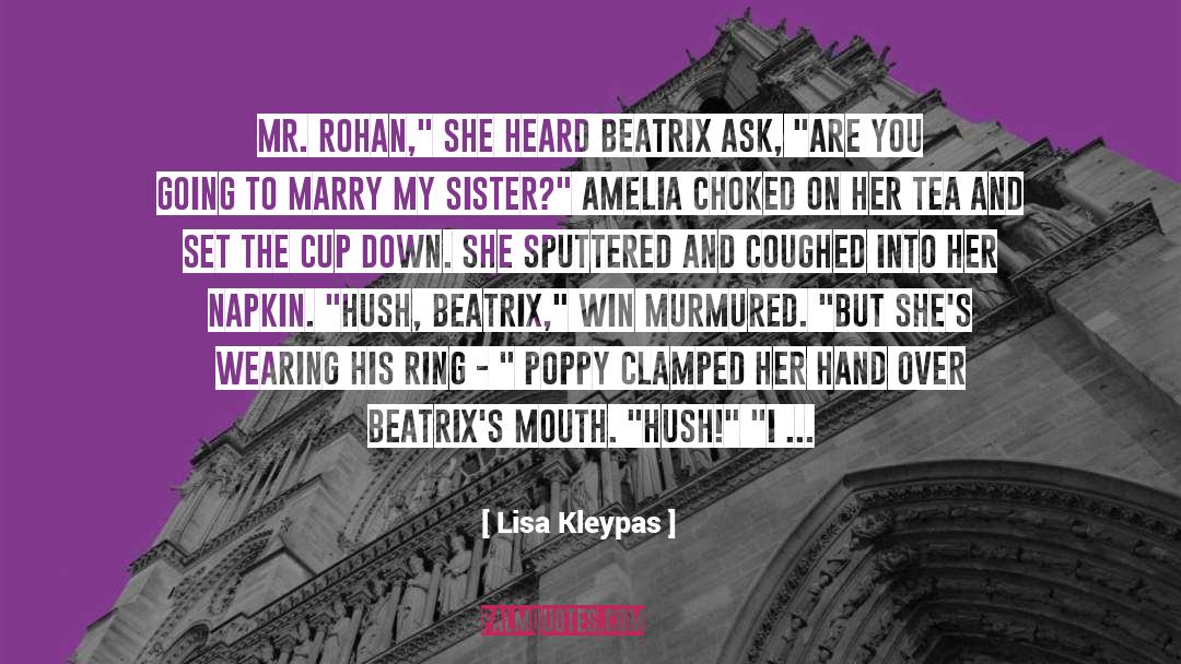 Cant Brawl In Front Of Ladies quotes by Lisa Kleypas