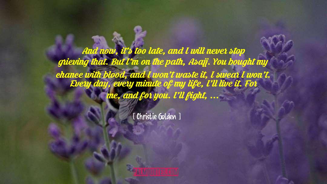 Cant Fight Love quotes by Christie Golden