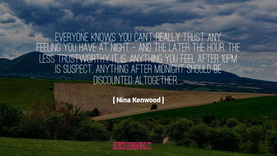 Cant Trust Anyone quotes by Nina Kenwood