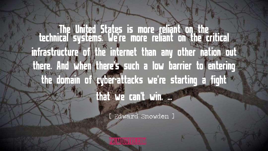 Cant Win quotes by Edward Snowden