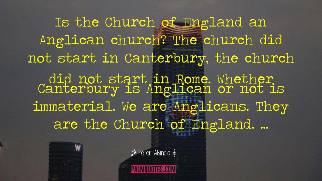 Canterbury quotes by Peter Akinola