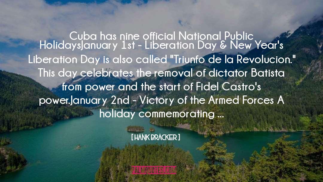 Cantinero De Cuba quotes by Hank Bracker