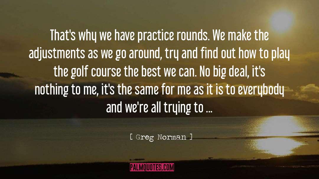 Cantley Golf quotes by Greg Norman