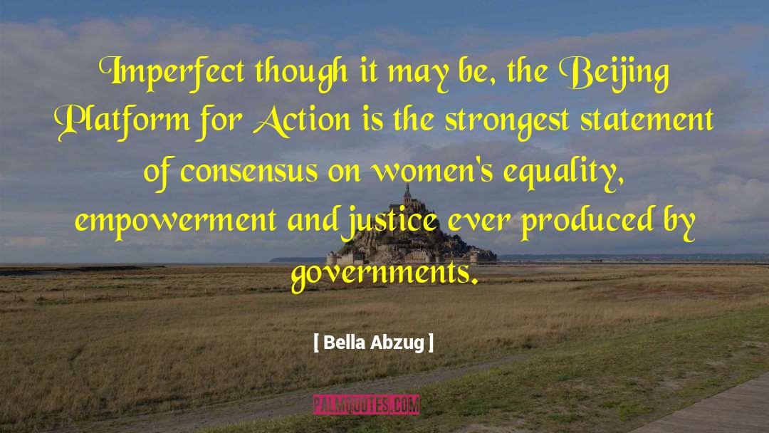 Canvas And Bella quotes by Bella Abzug