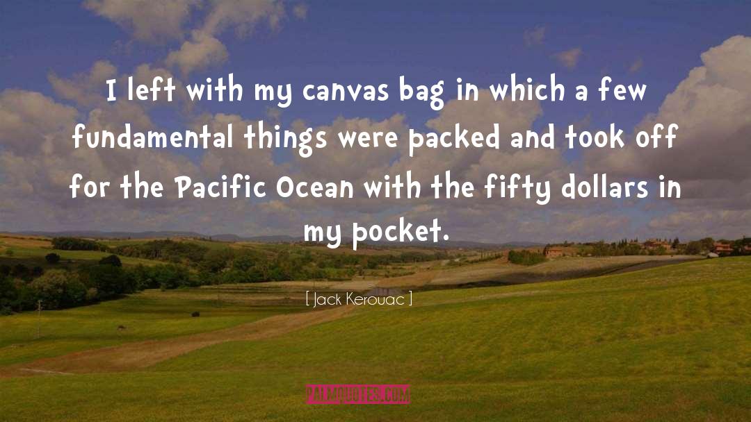 Canvas Bag quotes by Jack Kerouac