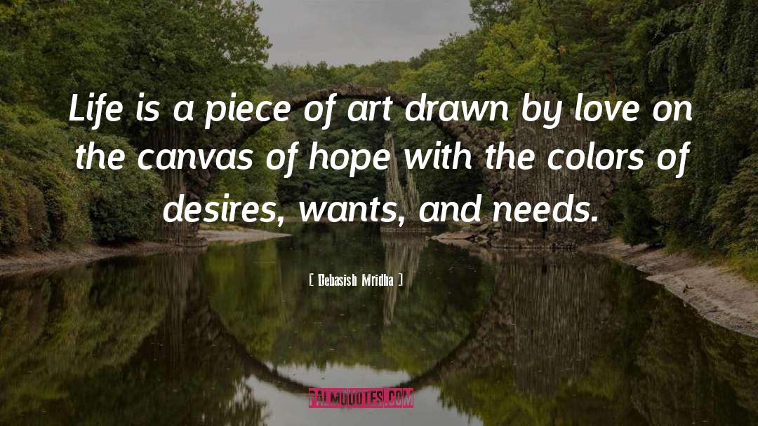 Canvas quotes by Debasish Mridha