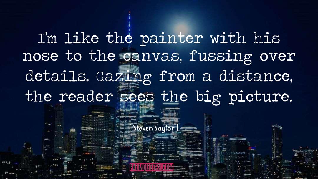 Canvas quotes by Steven Saylor
