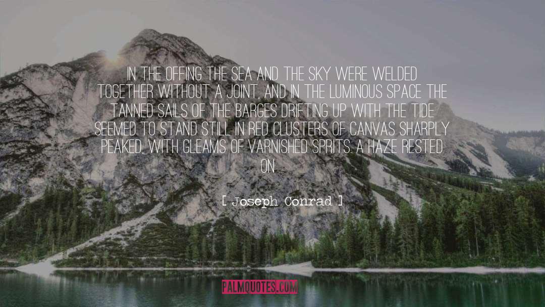 Canvas quotes by Joseph Conrad