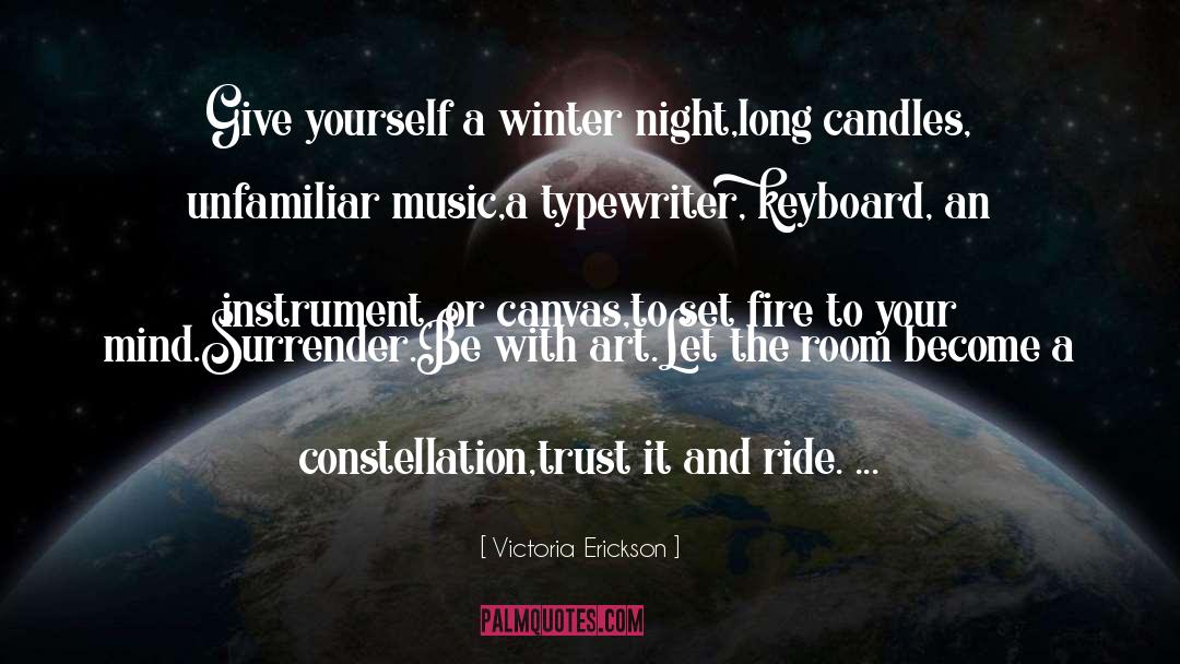 Canvas quotes by Victoria Erickson