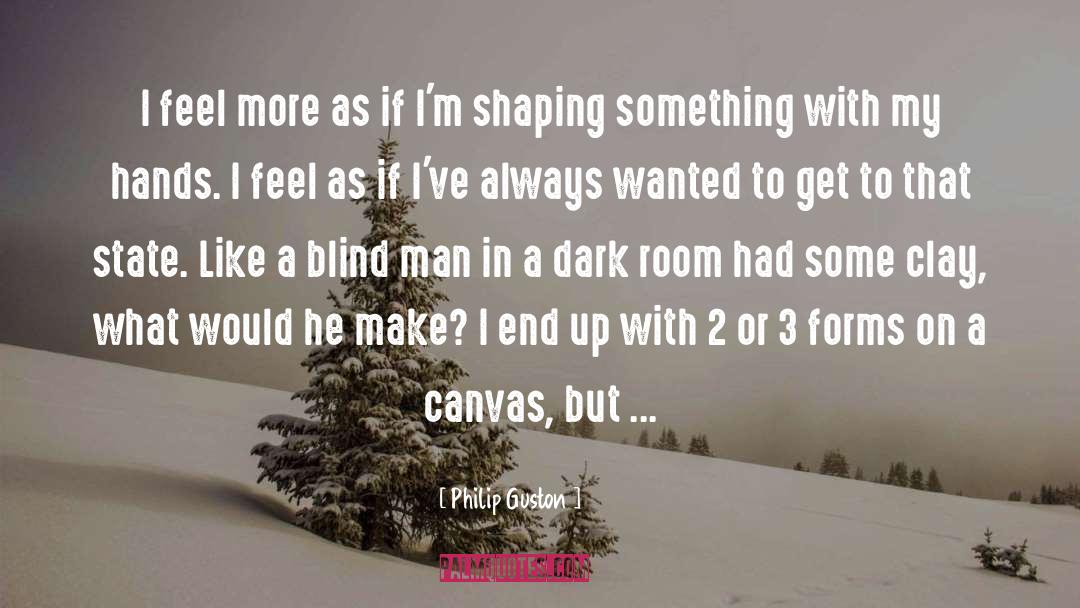 Canvas quotes by Philip Guston
