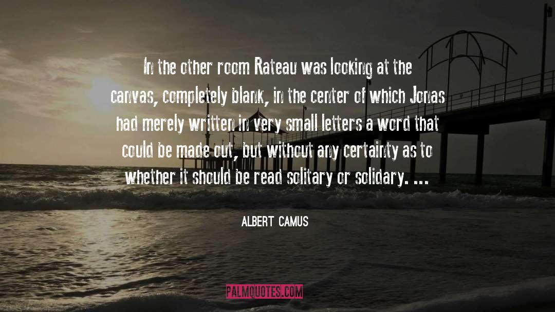 Canvas quotes by Albert Camus