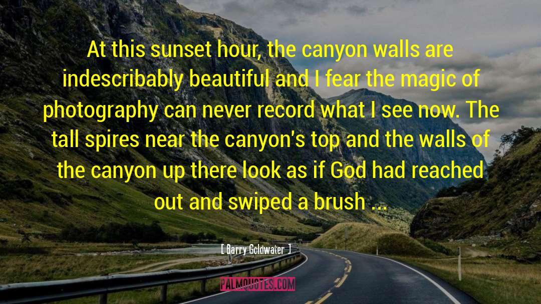 Canyons quotes by Barry Goldwater