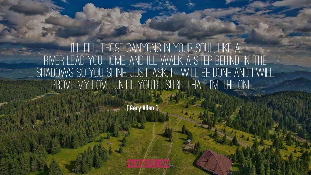 Canyons quotes by Gary Allan