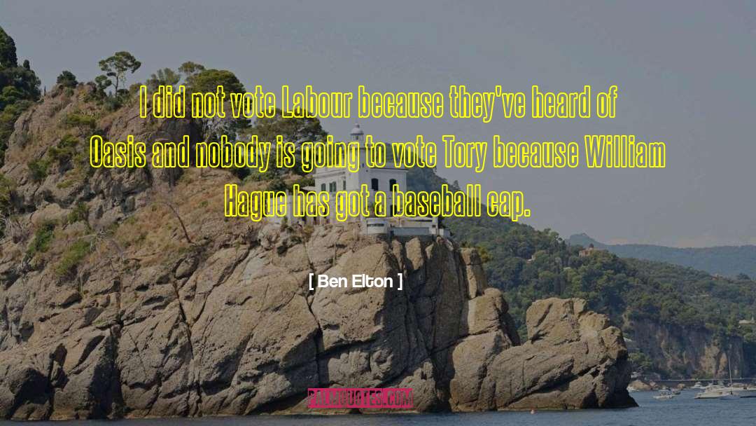 Cap quotes by Ben Elton
