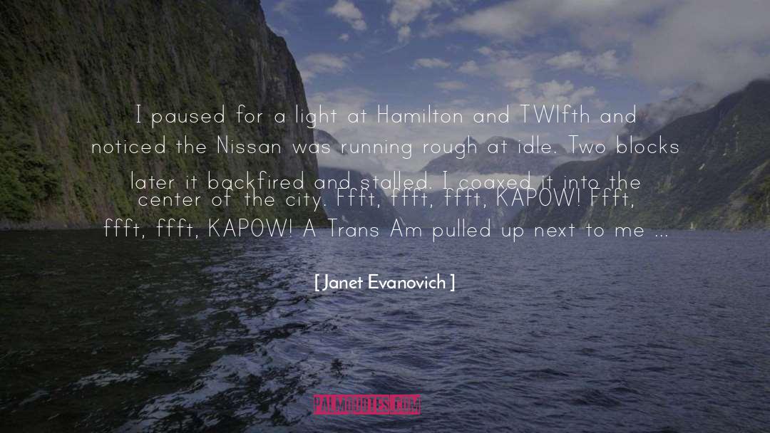 Cap quotes by Janet Evanovich