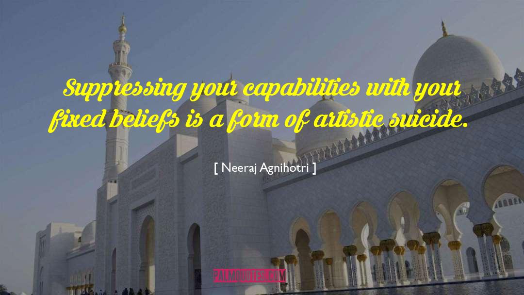 Capabilities quotes by Neeraj Agnihotri