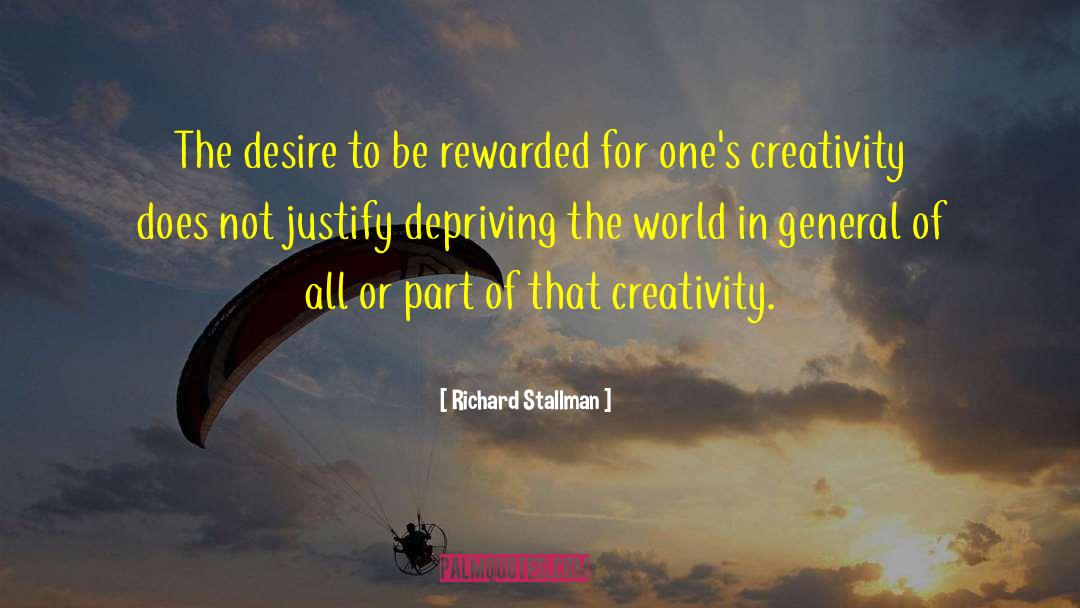 Capability Of Creativity quotes by Richard Stallman