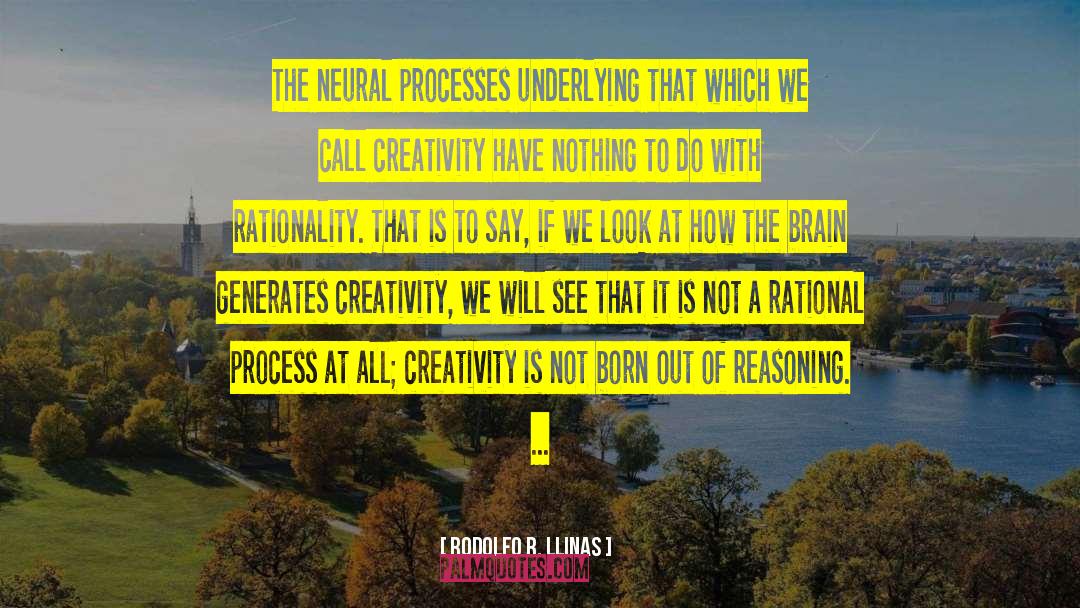Capability Of Creativity quotes by Rodolfo R. Llinas