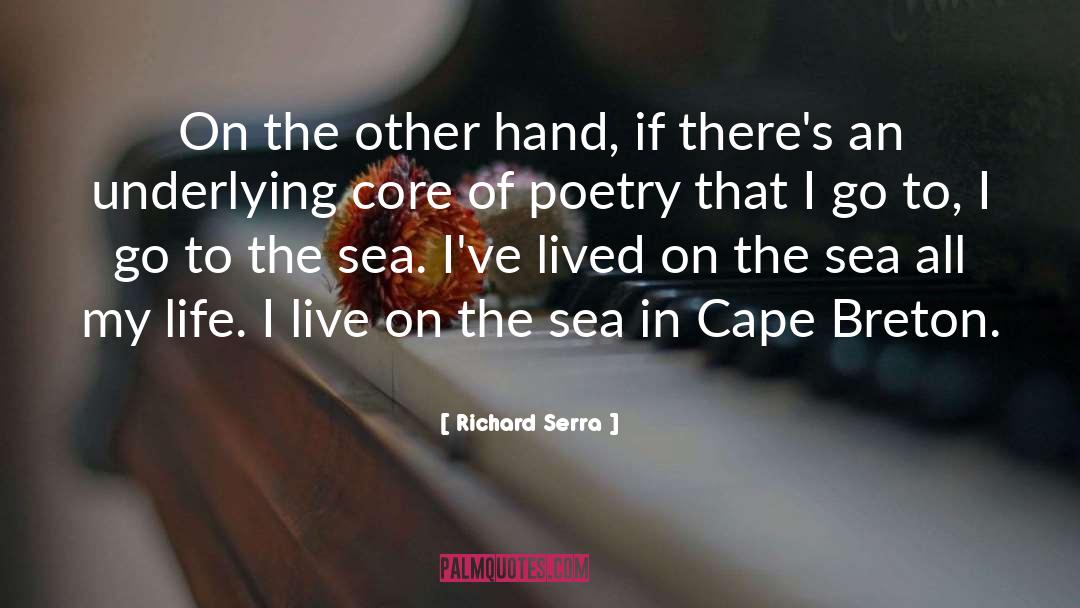 Cape Breton quotes by Richard Serra